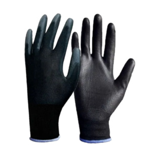 LUVA PU MULTITATO PRETA XG